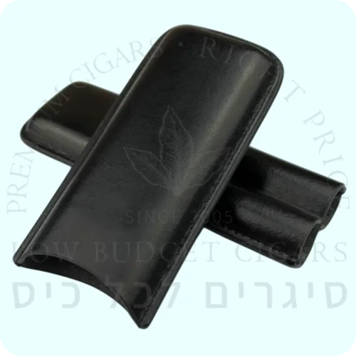 Black Double Cigar Case